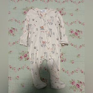 Angel dear llama bamboo sleeper size 0/3 months